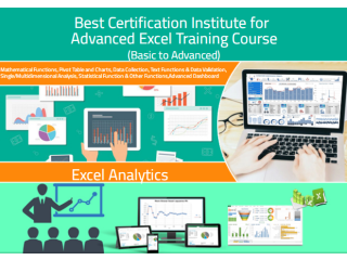 Excel Certification Course in Delhi,110029. Best Online Live Advanced Excel Training in Bhiwandi by IIT Faculty , [ 100% Job in MNC] June Offer'24